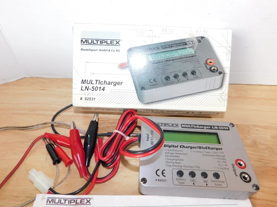 Multiplex Multicharger Digital Charger LN-5014 * NiCd NiMH LiPo Li-Ion Pb, 6/39 - Image 3 of 4