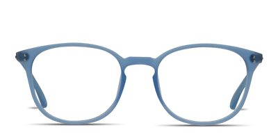 MUSE WESTON 35-001893 BLUE SILVER MATTE RX EYEGLASSES FRAME  display picture 3