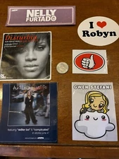 No Doubt+ Miscellaneous _Promo Stickers-(lot of 6)+ Free flag ￼sticker