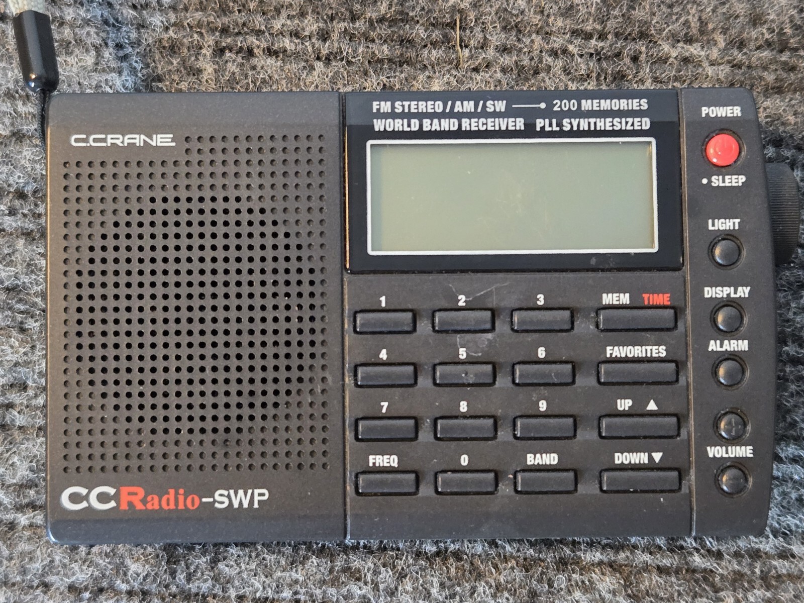 C. Crane CC AM/FM/SW Stereo Shortwave RADIO PLL Synthesized 