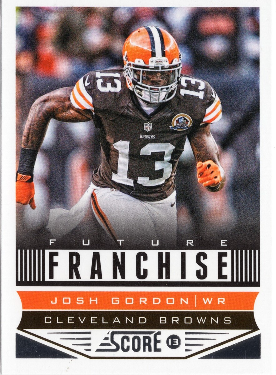 2013 PANINI SCORE FOOTBALL FUTURE FRANCHISE #306 JOSH GORDON
