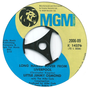 Little Jimmy Osmond Long Haired Lover From Liverpool Usa 7