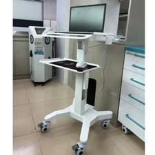 Three Layer Dental Trolley Medical Tool Cart /Metal Built-in Socket Tool Cart