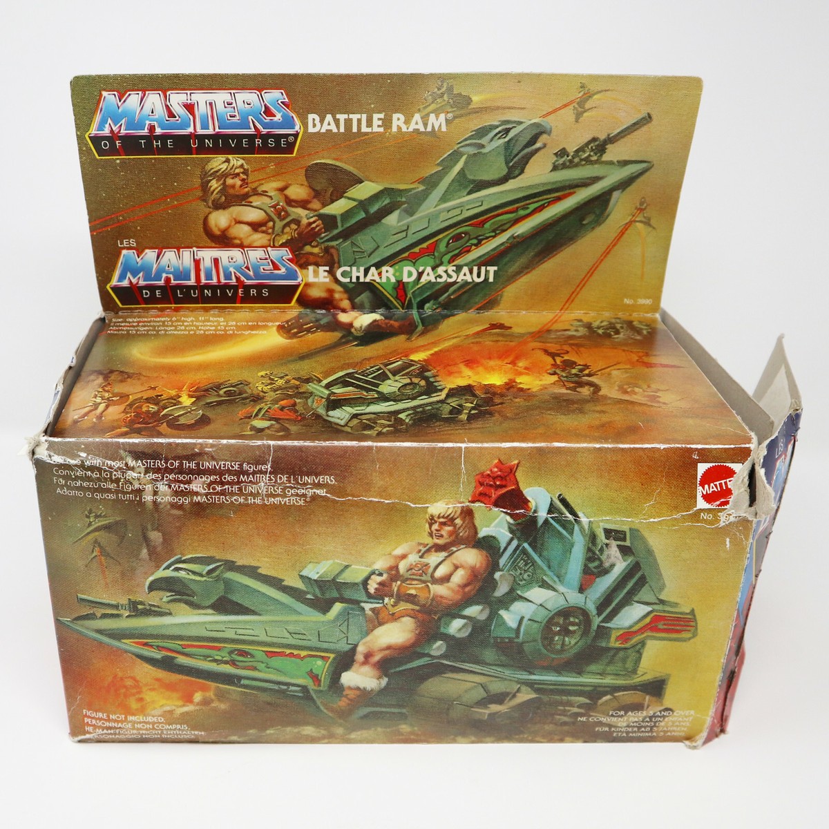 VINTAGE 1981 MATTEL MOTU MASTERS OF THE UNIVERSE HE-MAN BATTLE RAM