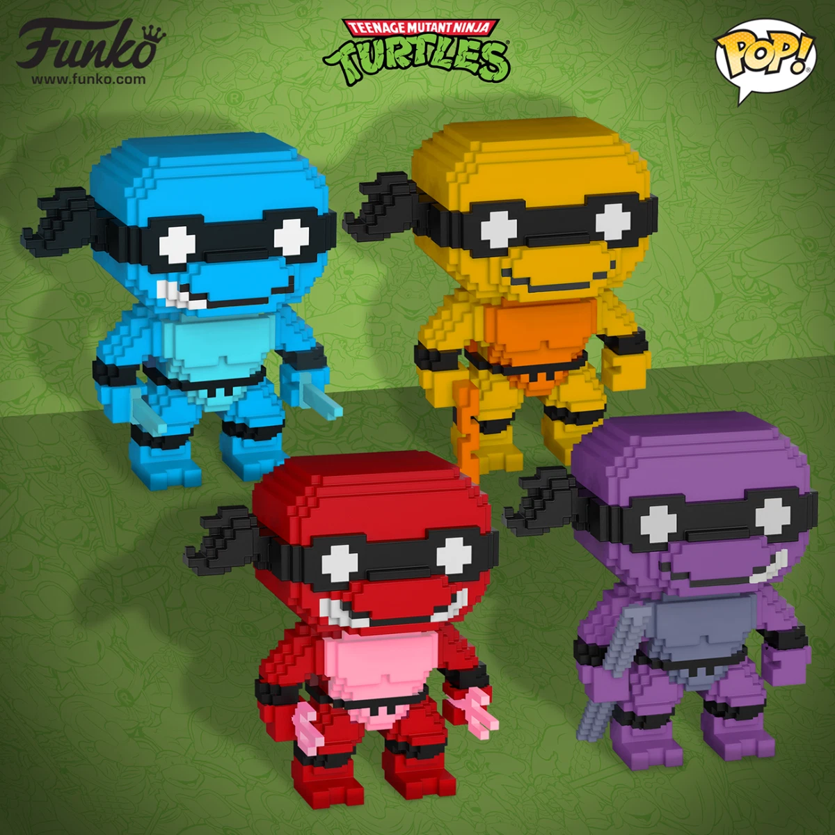 Tmnt funko hotsell pop 8 bit
