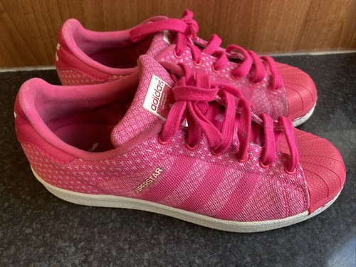 Adidas Superstars Pink Running Trainers 
