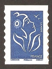 FRANCE 2008 Autoadhésif N° 147 ( 4127 ) Marianne LAMOUCHE TVP Bleu NEUF** LUXE