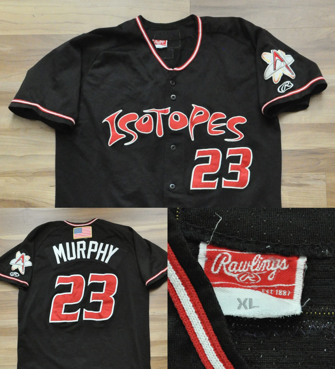 #23 TOM MURPHY ALBUQUERQUE ISOTOPES JERSEY GAME USED? ISSUED RAWLINGS MILB  XL