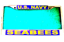 License Plate Frame-u.s. Navy-seabees-license Plate Frame 811772
