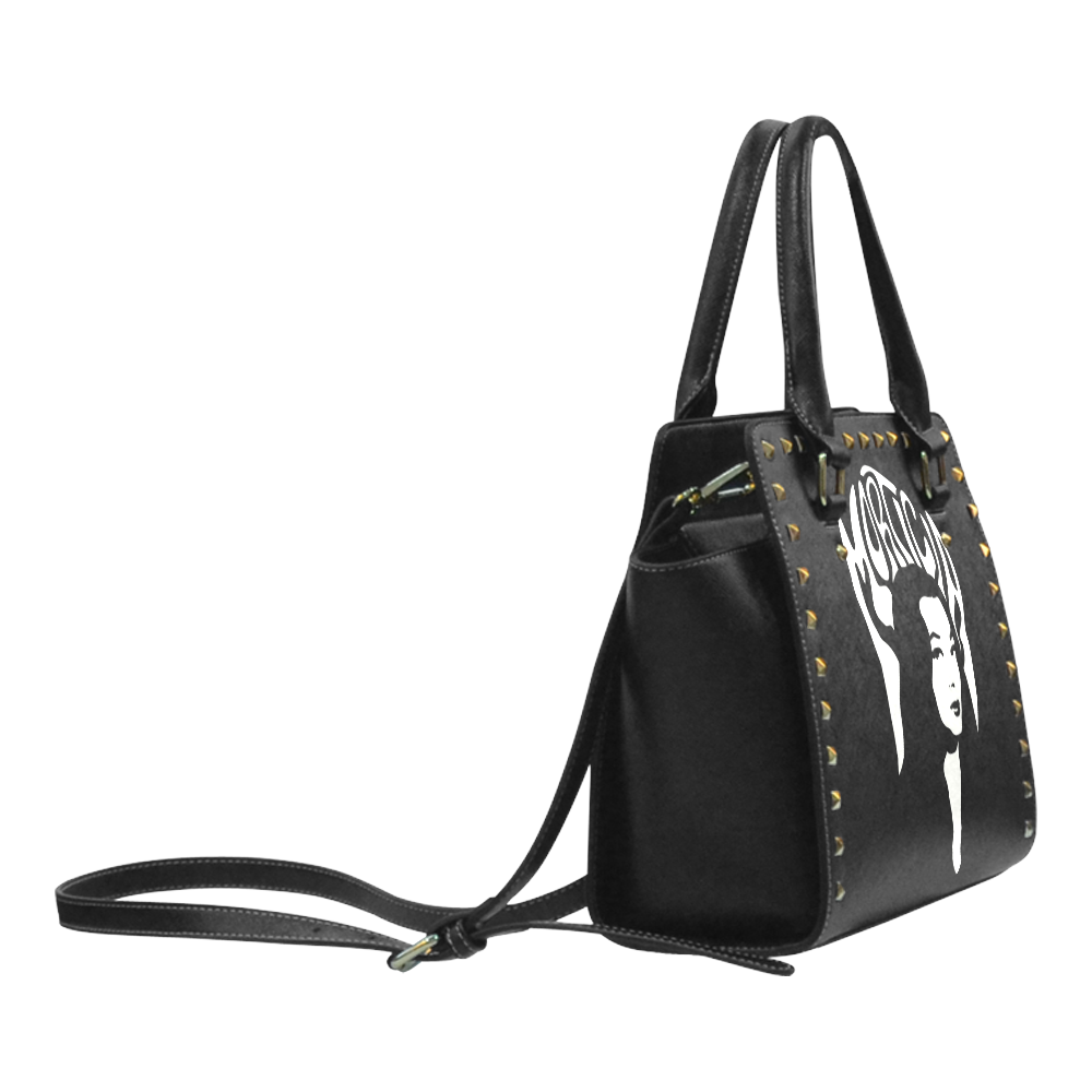 MEIKIUP Morticia Make-up Tasche – The Addams Family Design, Wasserabweisend, 23,5x17 Cm