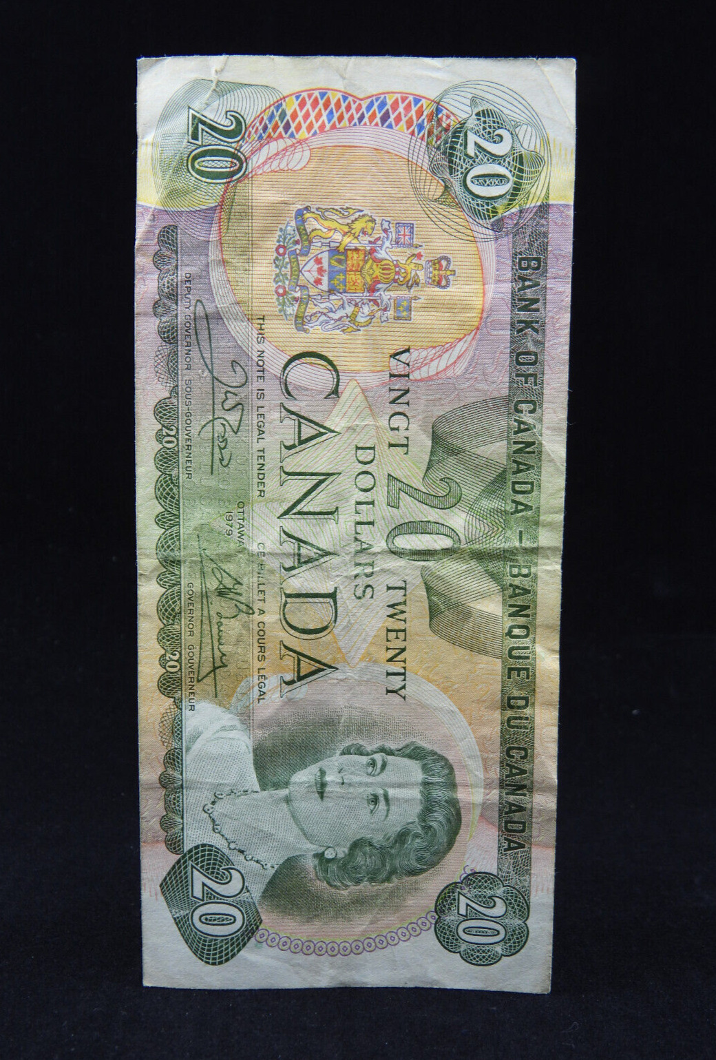 1979 $20 Bank of Canada Banknote 56268260725 Crow Bouey F Grade Bill