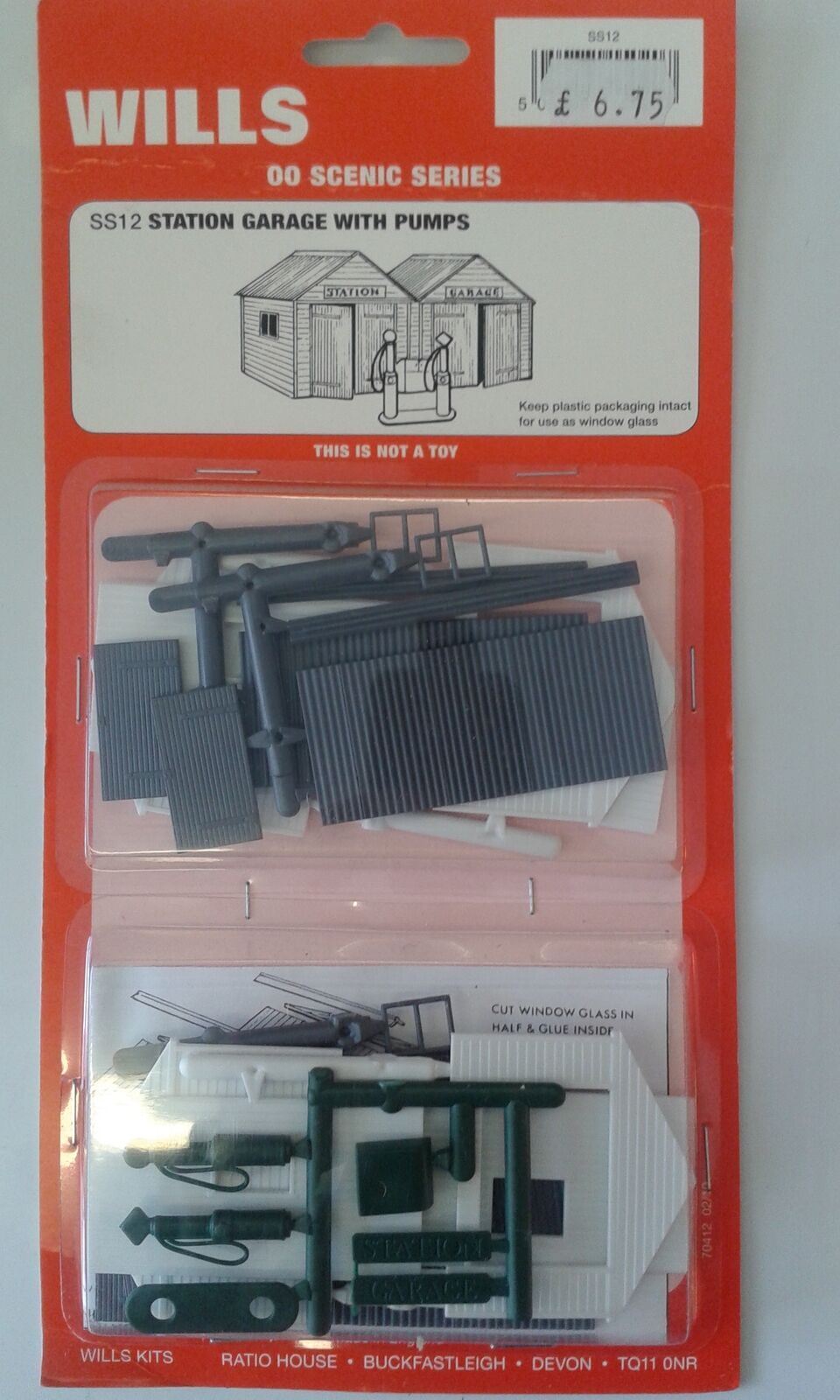 Station garage OO gauge buildings kit Wills SS12 5050881150207 eBay