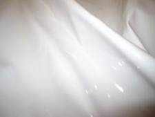 Lackstoff WEISS weiß Meterware Lackleder mit Latex Hochglanz