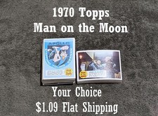 1970 Topps Man on the Moon Cards YOUR CHOICE $1.09 Flat Shipping