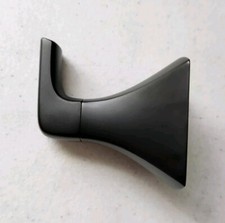 Pfister BRH-SSQB Soft Square Robe Hook, Matte Black