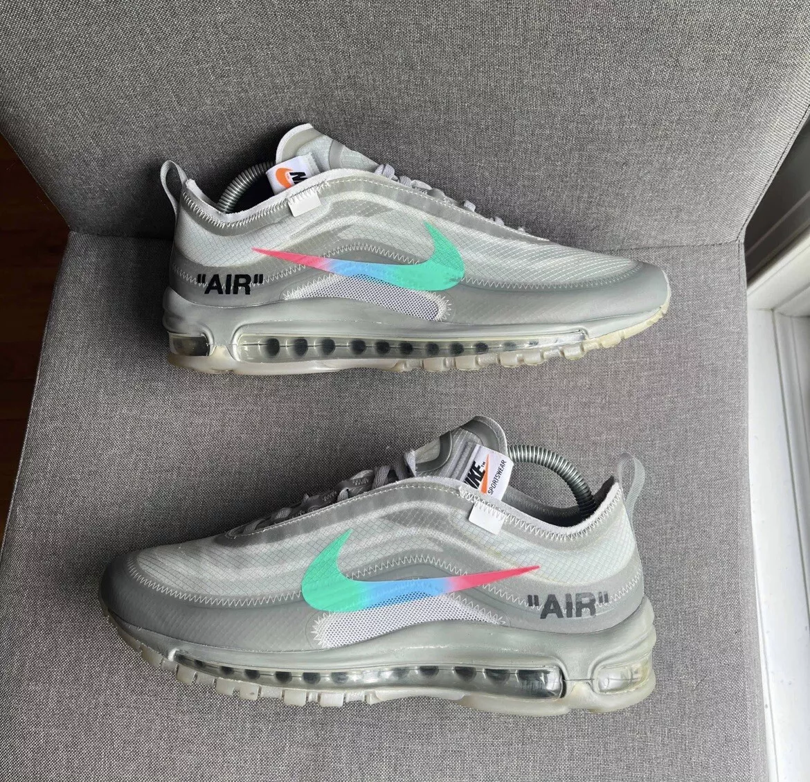 Size 8.5 Nike Air Max x OFF-WHITE Menta 2018 191888589210 | eBay