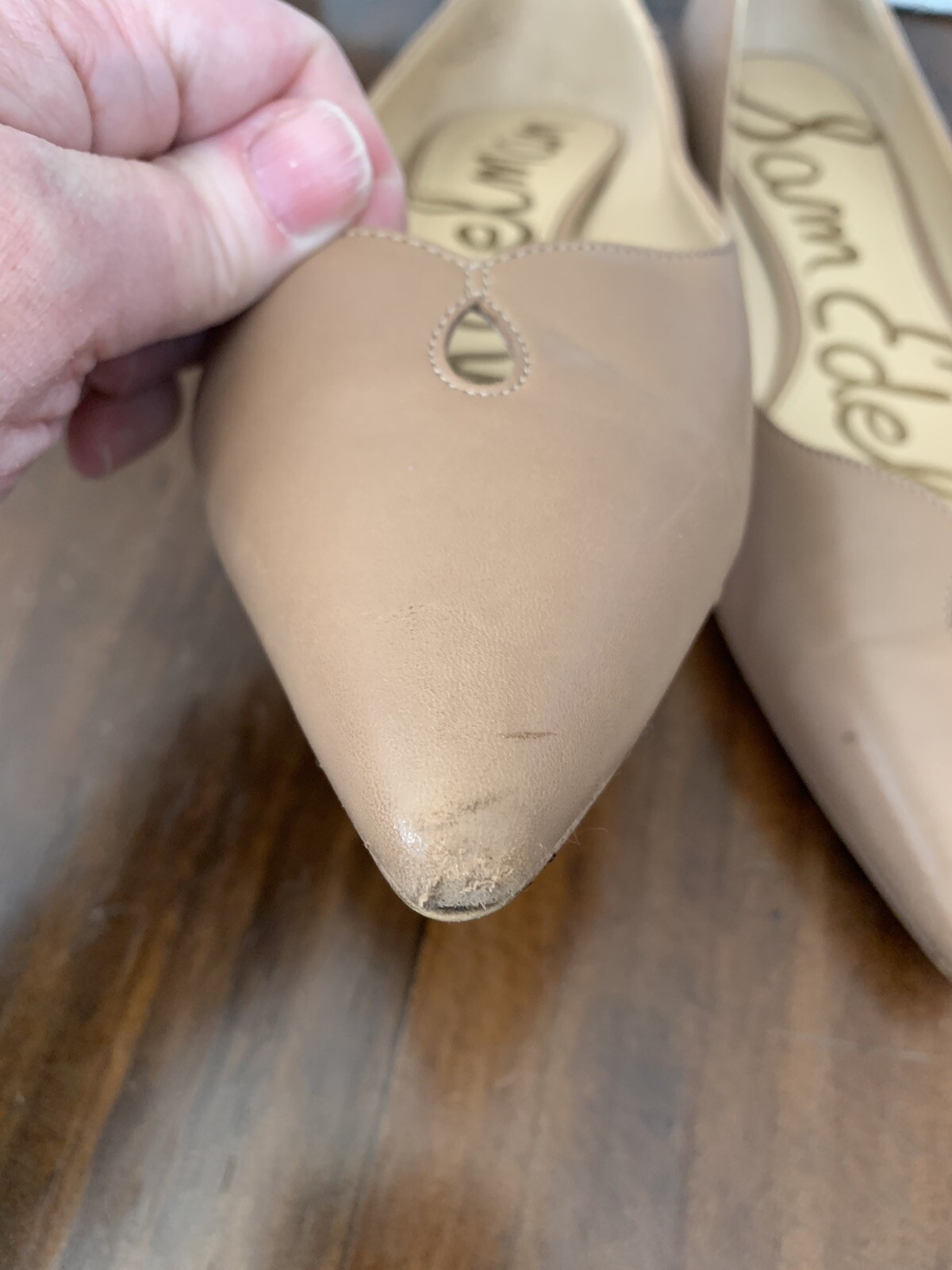 Sam Edelman Tan Leather Pointy Toe Ruby Flats Siz… - image 7