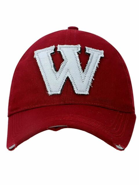 Denim Stylish Baseball Cotton Cap Red & Grey Color Free Size For Unisex