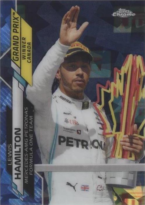 その他 2020 topps f1 sapphire Lewis Hamilton 2020 Topps Chrome Sapphire Formula 1 Aqua Refractor #1 Lewis