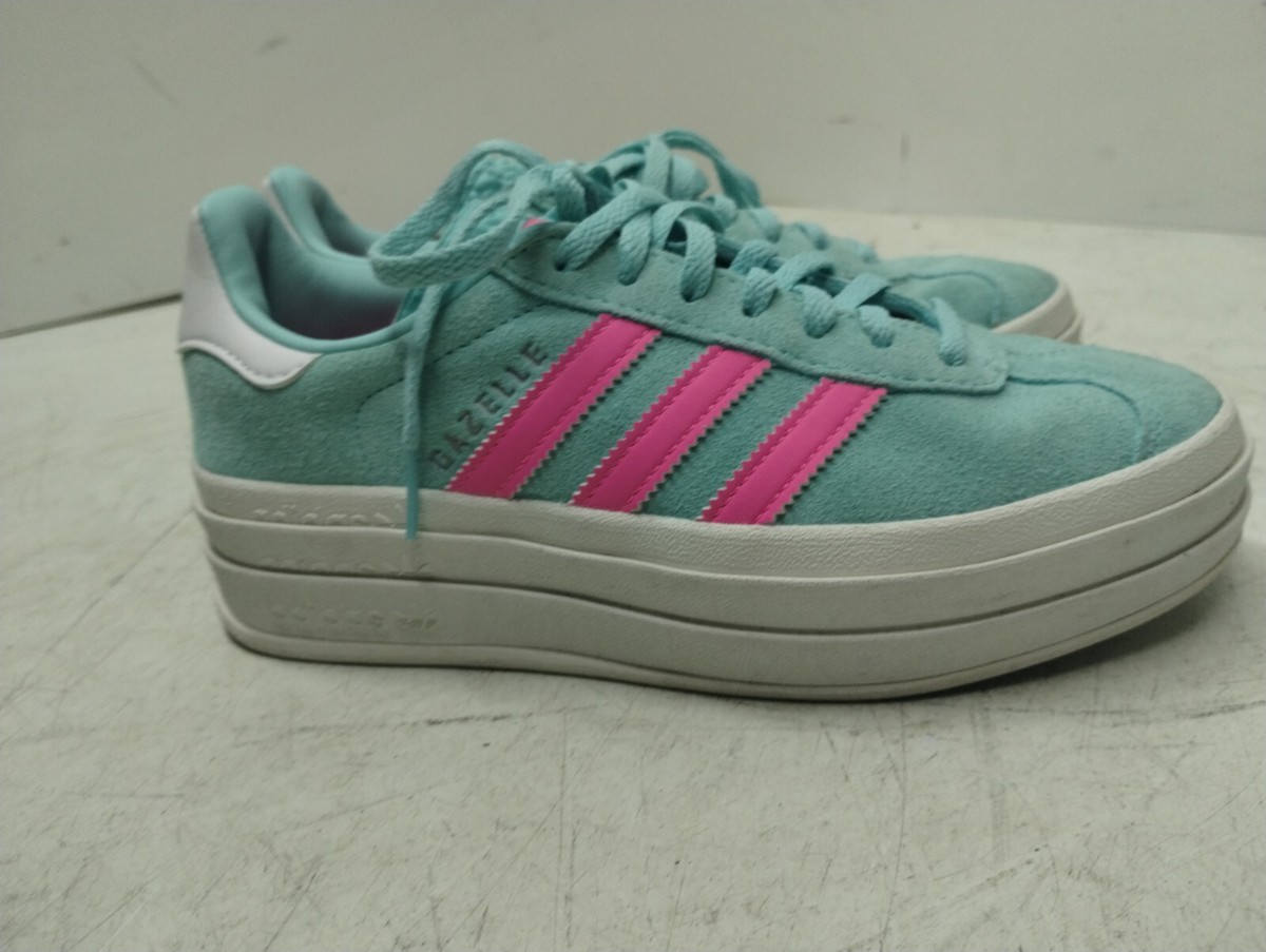 Adidas Originals Womens Gazelle Bold flash aqua F23 lucid pink