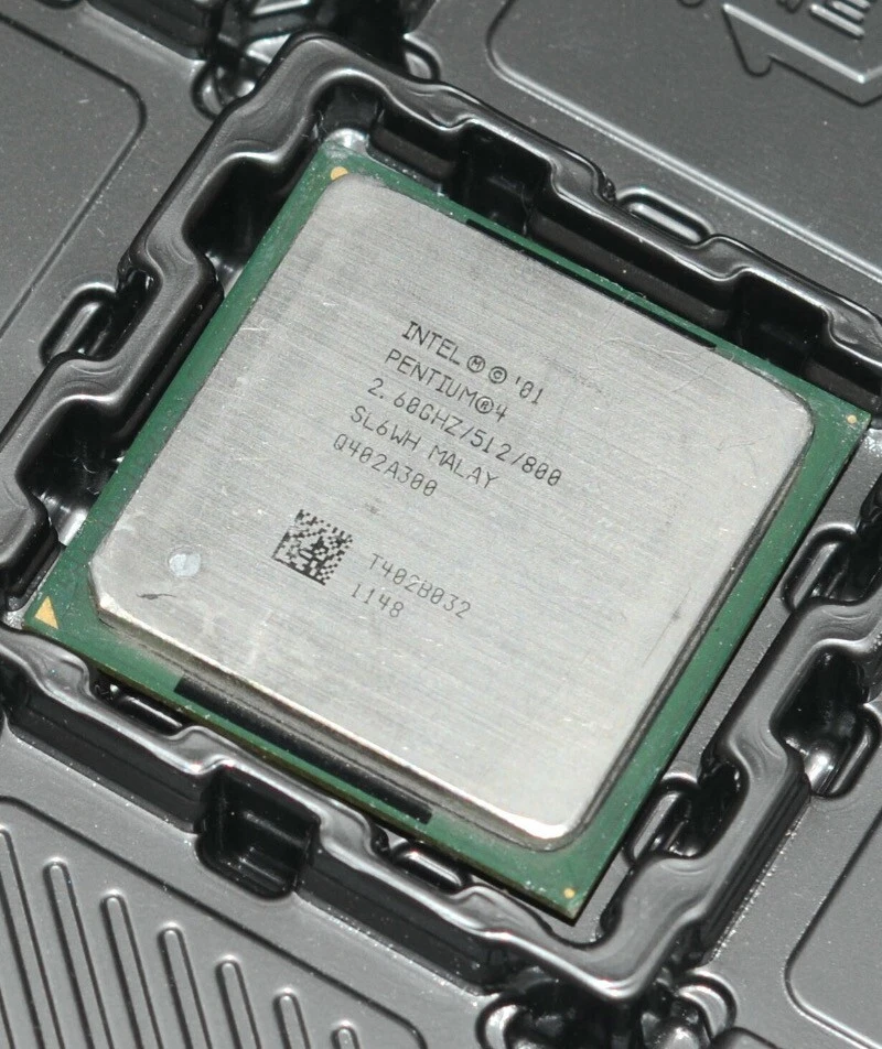 INTEL P4 2.6/512MB/800 SOCKET 478PIN STEP:SL6WH TESTED WORKING - Image 2 of 4