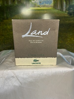 LACOSTE LAND 100ML EDT POUR HOMME SPLASH (NEW WITH BOX)