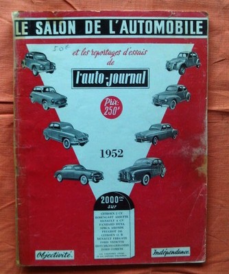 L’Officiel De L’Automobile – Édition Spécial Salon 1952, Numéro Collector Neuf