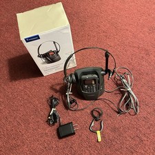 Plantronics CT14 Cordless DECT Headset phone Black Tested Working