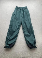 Columbia Bugaboo Snow Pants Mens Large Green Side Zip Ski Snowboard Waterproof