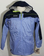 NEW Columbia Girls Kids Camp Island Jacket Wind Water Rain Resistant Hood Blue