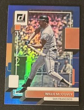 2022 Panini Donruss Willie McCovey Holo Blue Baseball Card #164 Giants HOF NM