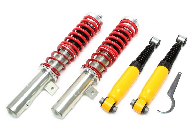 Combinés filetés TA Technix Peugeot 206 pour éliminer le roulis en virage serré