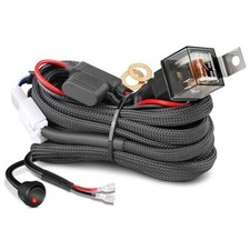 Wiring Harness Kit 10AWG 1 Lead, Nirider 12V Heavy Duty Rocker Switch 1-lead-10