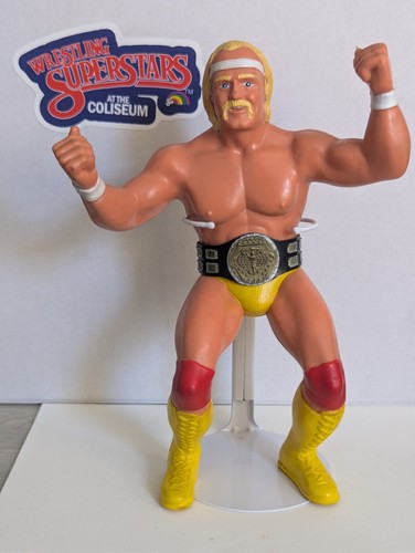 WWF LJN Hulk Hogan w Belt - WWE Vintage Titan Spor...