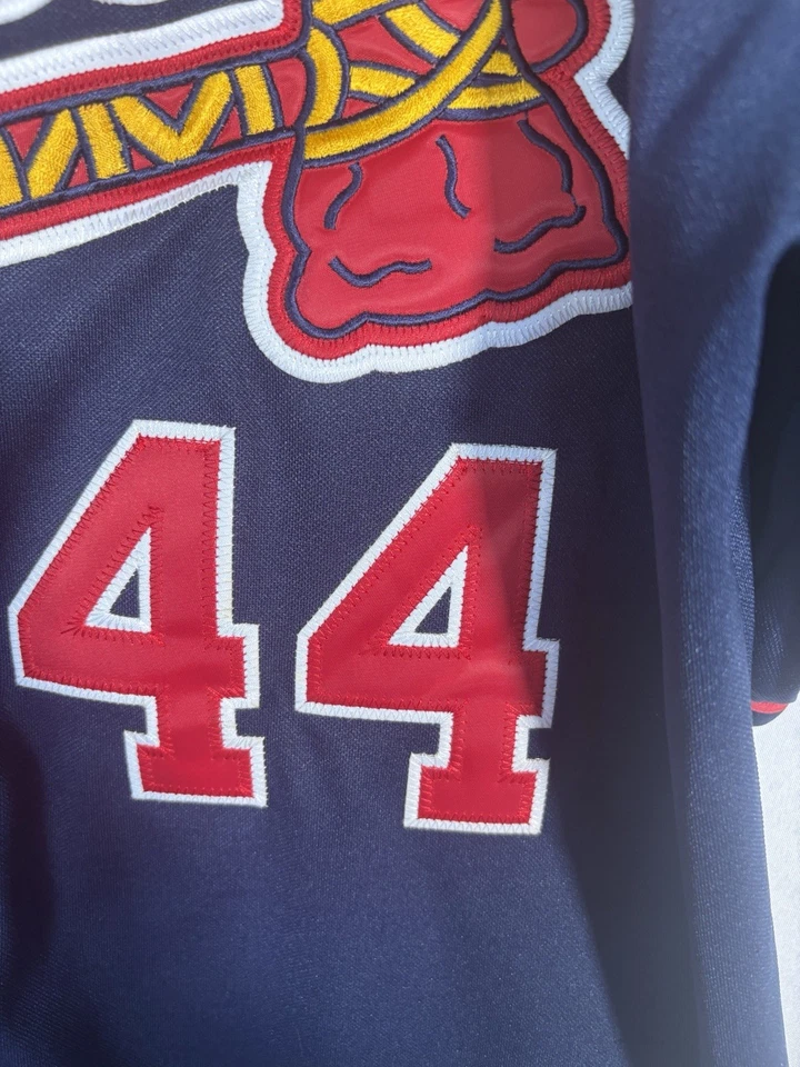 Mitchell & Ness Nostalgia Jersey Size 54 Atlanta Braves #44 Henry Aaron vintage - Image 4 of 4