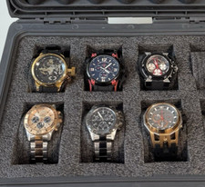 Invicta Watch Lot of 6 Collection Diver Tritnite S1 Rally Hard Case Parts Repair