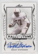 2021 Leaf Signature Hall of Fame Auto Dwight Stephenson #HOF-DS1 Auto HOF 19ew