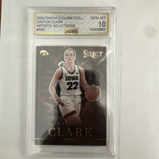 2024 Panini Caitlin Clark Collection - Artistic Selections #AS2 Graded AGS 10