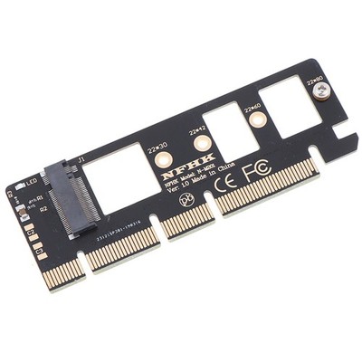 NVMe M.2 NGFF SSD to PCI-E PCIexpress 3.0 16x x4 adapter riser card converH-H1