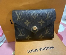 Authentic Louis Vuitton Monogram Compact Wallet Brown/Pink