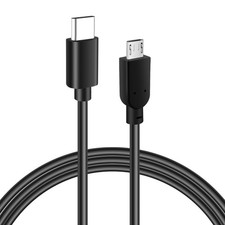 USB-C to Micro USB Cable 4FT, Fast Charging  Data Sync, 4 Feet, Black