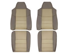 For 2002 2003 2004 Ford Excursion Eddie Bauer Leather Seat Covers Tan Brown