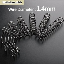 10Pcs Wire Dia 0.8mm / 1.0mm 304 Stainless Steel Compression Spring OD 5mm-16mm