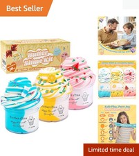 Kids' 3 Pack Butter Slime - Creative Scented Kits with Watermelon Lemon Charms