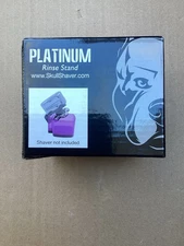 Skull Shaver Platinum Black Rinse Stand Comp w/ Electric Pitbull & More New