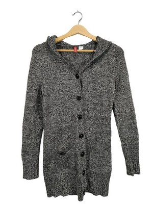 H&M DIVIDED Strick Cardigan Damen Strickbekleidung Gr. DE 36 hellgrau