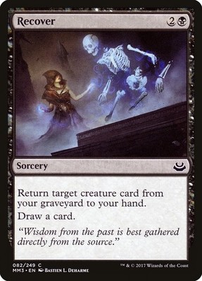 Magic MTG TCG Modern Masters 2017 Recover 82/249