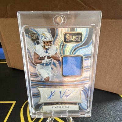 Panini 2024 Select Kimani Vidal Chargers RSM Silver Prizm /199 RC Auto