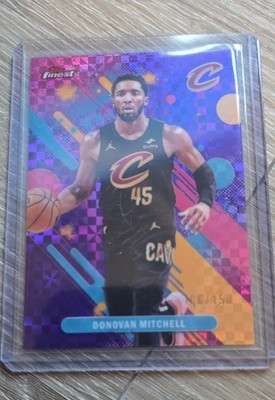 2025-26 Topps Finest - Common Donovan Mitchell #53 Purple X-Fractor /150