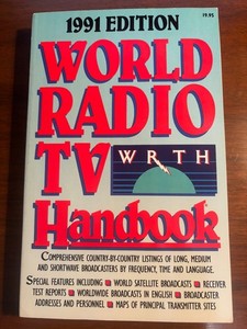 1991 World Radio Handbook (WRTH) (WRTVH) Shortwave Medium Wave - VG Condition